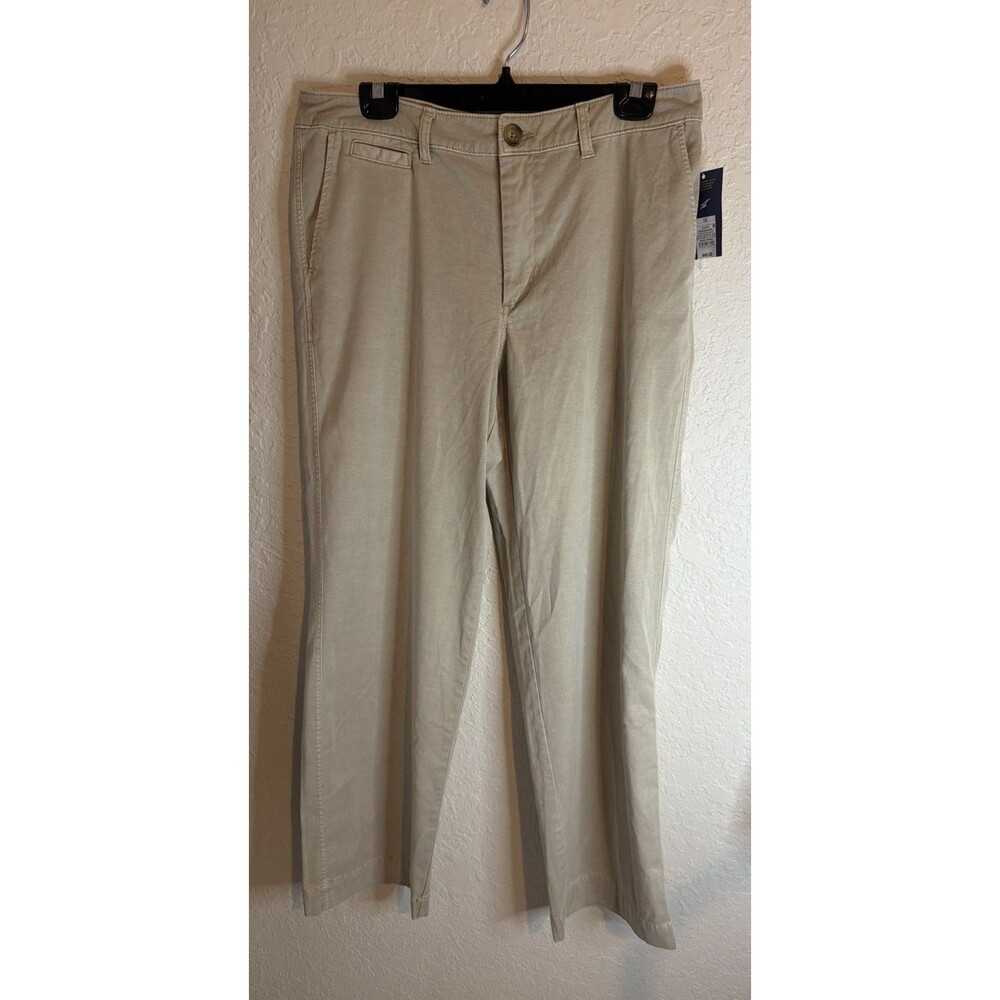 Universal Thread Women's Mid-Rise Straight Leg Relaxed Chino Pants Tan Size 12
